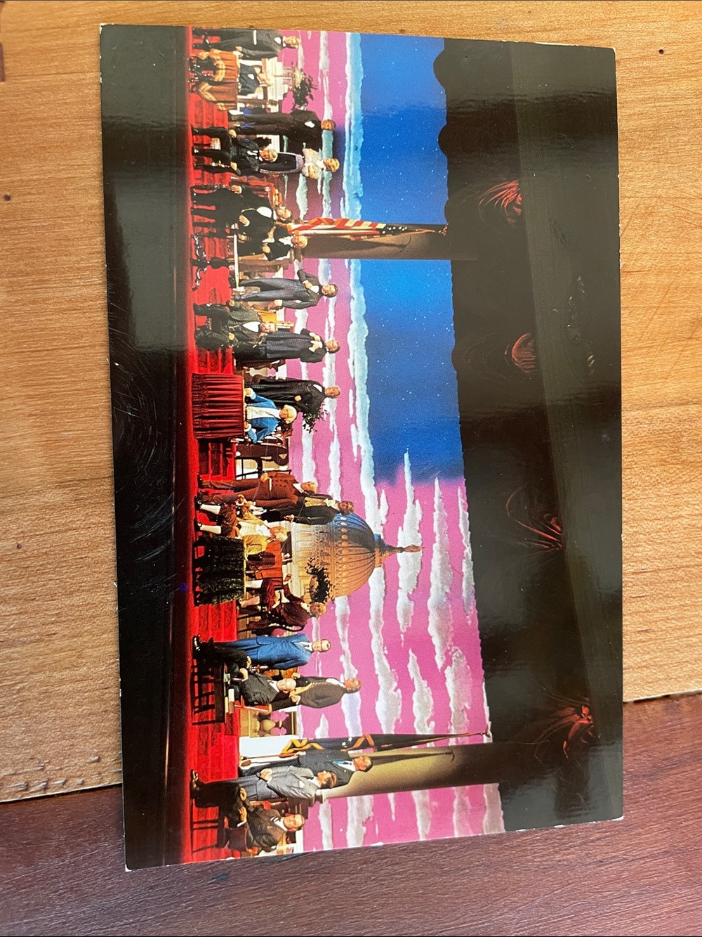 Walt Disney World Hall of presidents vintage post card
